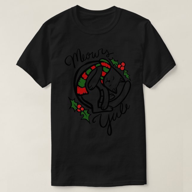 T-shirt Yule Cat (Design devant)