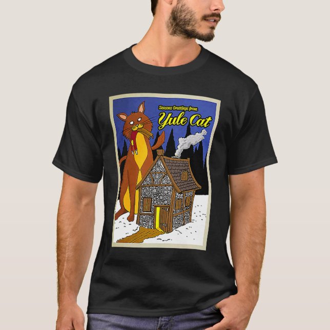 T-shirt Yule Cat (Devant)