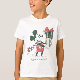 T-shirt Yuletide Joy Joyeux Noël Mickey