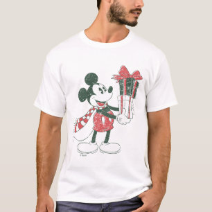 T-shirt Yuletide Joy   Joyeux Noël Mickey