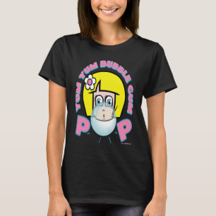 T-shirt YUM YUM BUBBLE GUM GIRL BLOWING BUBBLE RETRO 90's