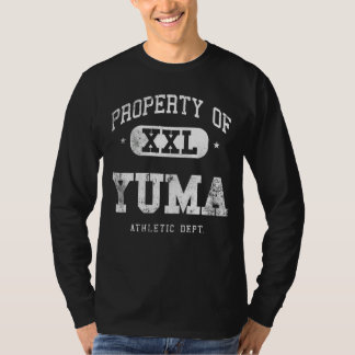 T-shirt Yuma, propriété Xxl Sport College Athletic Funny