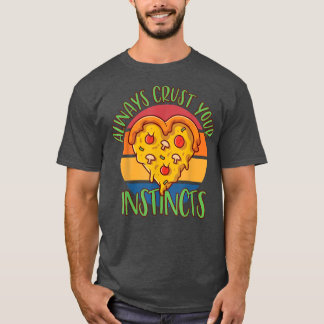 T-shirt Yummy pizza tarte snacks mozzarella fromage savour