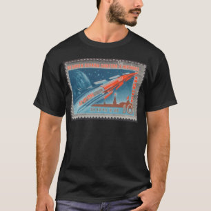 T-shirt Yuri Gagarin Vostok 1 est le ęr homme dans