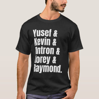 T-shirt Yusef Kevin Antron Chemise Central Park Cinq T-shi