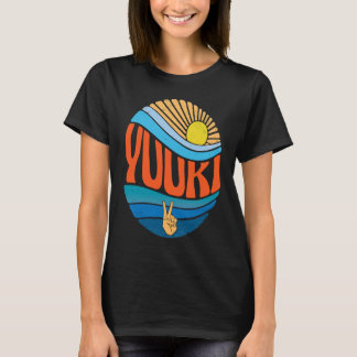 T-shirt Yuuki  Coucher de soleil vintage Yuuki Tie Dye Gro