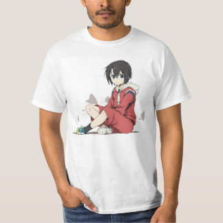 T-shirt yuzuru nishimiya avec chat