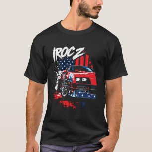T-shirt Z28 patriotique 1985 IROC Z drapeau américain Fête