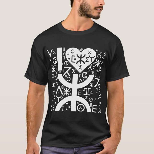 T-SHIRT Z AMAZIGH MON BEAU MOTIF BERBERBERT (Front)
