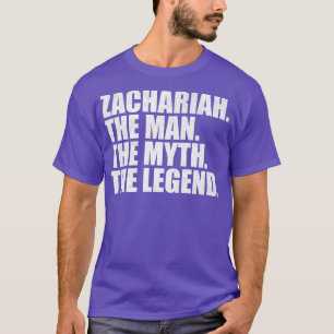 T-shirt Zachariah Zachariah Nom Zachariah prénom
