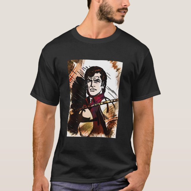 T-shirt ZAGOR Comic Book HERO Custom Artwork Classic (Devant)