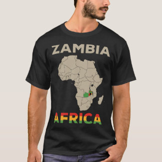 T-shirt Zambie-Afrique