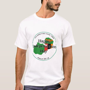 T-shirt Zambie : Célébration de l'INDÉPENDANCE
