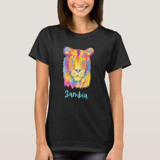 T-shirt Zambie Lion Africain Faune et Nature