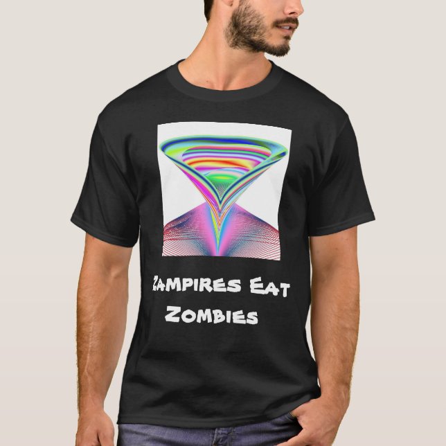 T-shirt Zampires mangent des zombis (Devant)