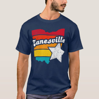 T-shirt Zanesville Ohio Souvenir Vintage en détresse 2