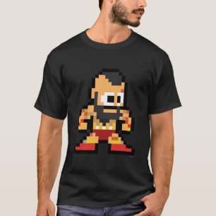 T-shirt Zangief à 8 bits