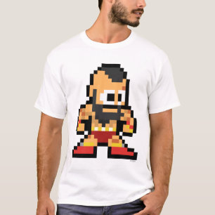 T-shirt Zangief à 8 bits