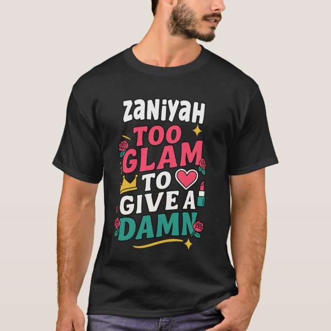 T-shirt ZANIYAH Personalized Women's Gift Custom ZANIYAH (Devant)