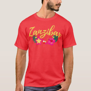 T-shirt Zanzibar Tanzanie Afrique tropicale