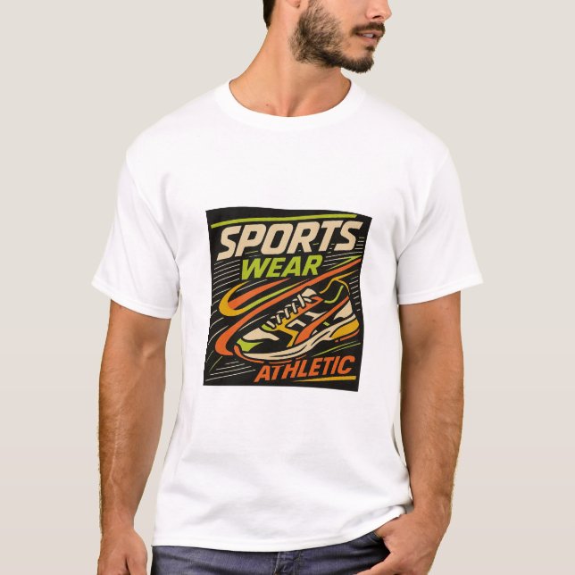 T-shirt Zapatillas Retro Estilo Deportivo - Camiseta con D (Devant)