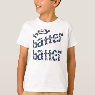 T-shirt Zazzle Unisexe Hey Batteur Batteur Baseball/Softba