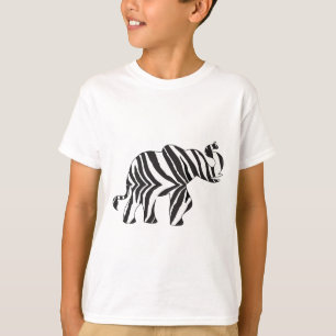 T-shirt Zebra Elephant