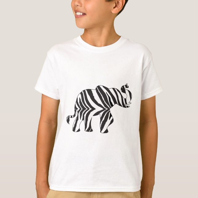 T-shirt Zebra Elephant (Devant)