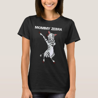T-shirt Zebra For Women Mom African Zoo Animal  