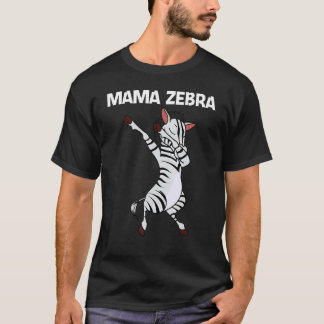 T-shirt Zebra For Women Mom African Zoo Animal  1