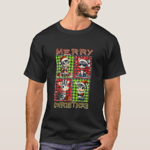 T-shirt Zebra Leopard Buffalo Plaid Animaux Amoureux Joyeu