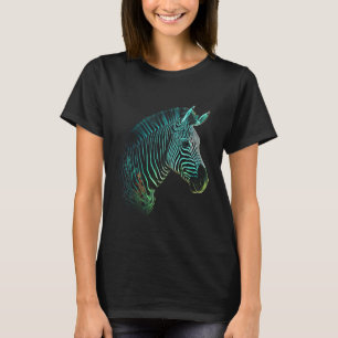 T-shirt Zebra Lover oeuvre d'art Animal Motif Zebra 4