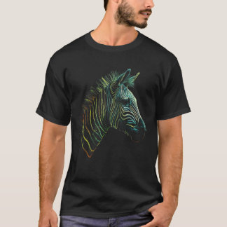 T-shirt Zebra Lover oeuvre d'art Animal Motif Zebra 5