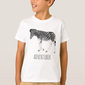 T-shirt Zebra pour aventurier