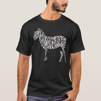 T-shirt Zebra Stripes Animal Zebra