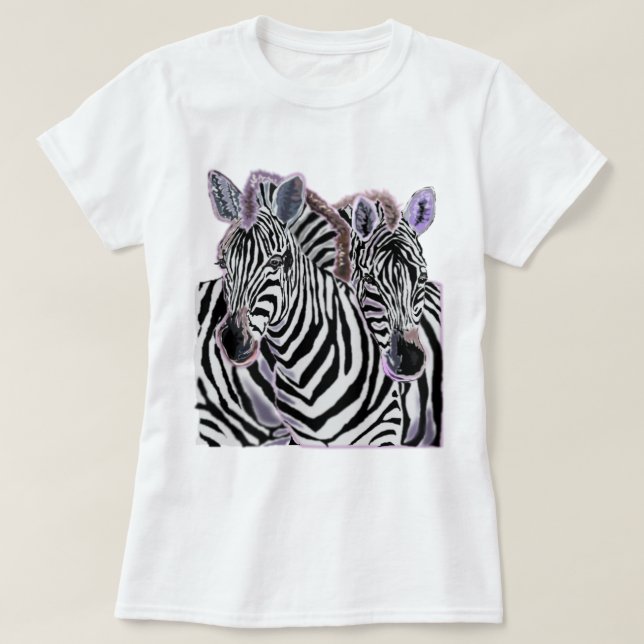 T-shirt Zèbre 7 (Design devant)
