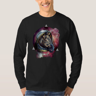 T-shirt Zèbre cosmique Zèbre Zèbre espace astronaute Zèbre