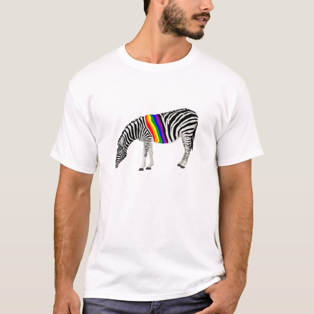 T-shirt Zèbre de LGBT (Devant)