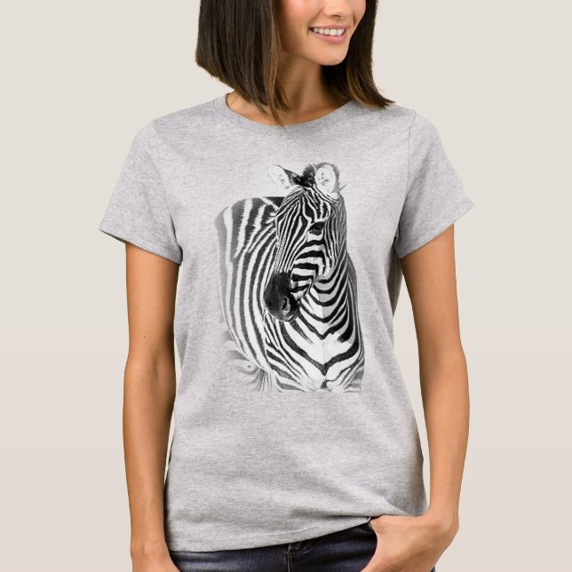 T-shirt Zèbre de séjour fort (Devant)