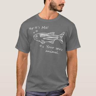 T-shirt Zèbre Esprit animal Arrière - plan foncé