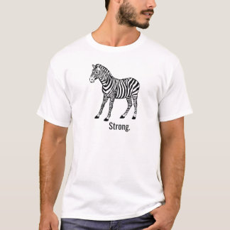 T-shirt Zèbre fort