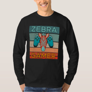 T-shirt Zèbre Joueur Afrique Jeux Jeu Animal Zèbre