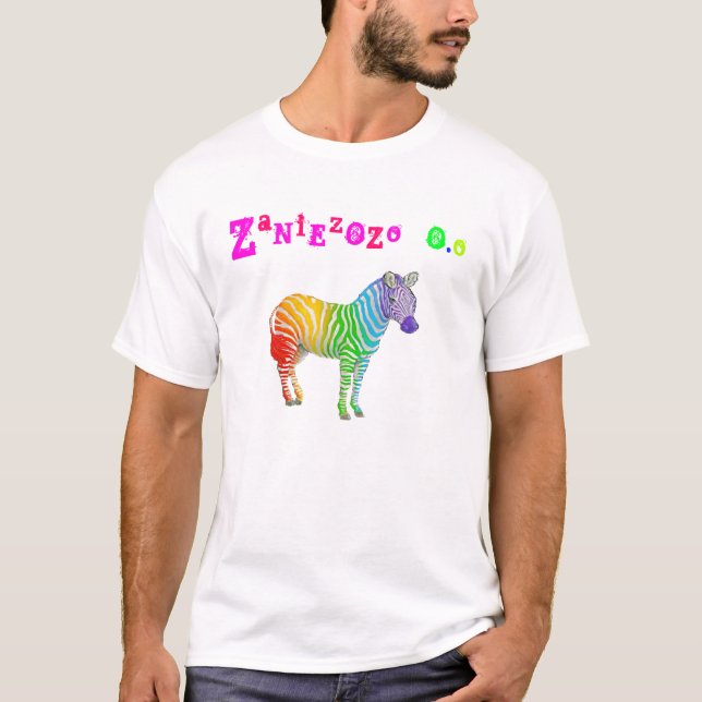 T-shirt zèbre, titre 3 de zaniezozo (Devant)