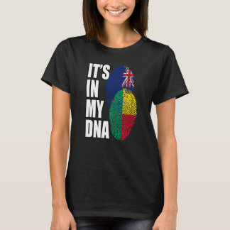 T-shirt Zélandais et Béninois Mélange ADN Drapeau Patrimoi