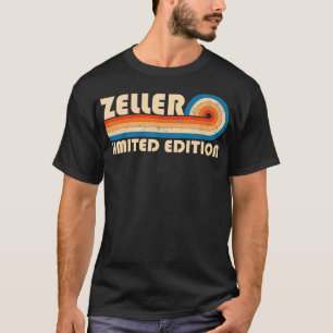 T-shirt ZELLER Nom de famille Retro Vintage 80s 90s Annive