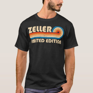 T-shirt ZELLER Nom de famille Retro Vintage 80s 90s Annive