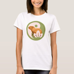 T-shirt Zen Capybara Yin Yang