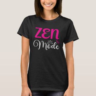 T-shirt Zen Mode Lotus Flower Yoga Zen Meditation Namaste 