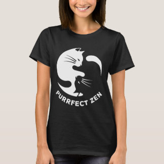 T-shirt Zen Purrfect Zen Relaxé Convient