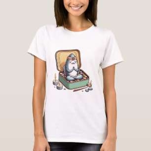 T-shirt Zen Sardine Yoga pour femmes